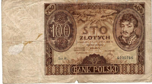 sto złotych sanacyjnych #banknot