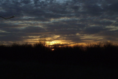 Zachód słońca nad sadami- Siennów...dzien w którym zatrzęsła sie Ziemia #ZachódSłońcaNiebo