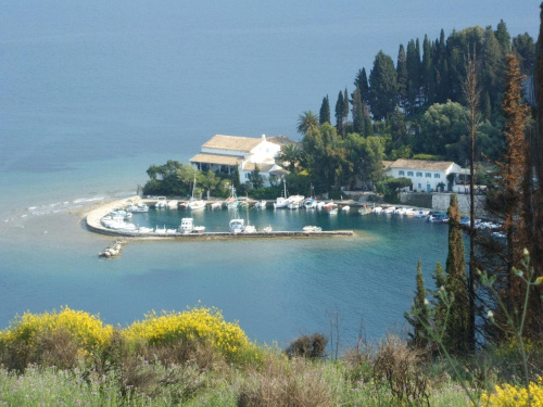piękny widoczek na wyspie Corfu...