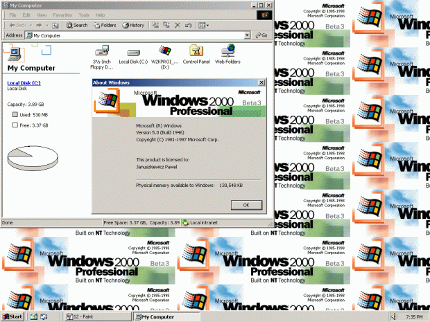 Windows 2000 build 1946