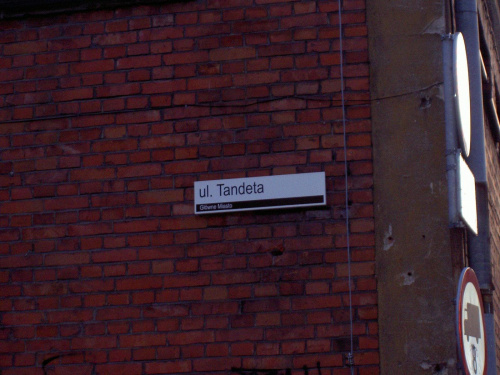 Ulica obok kościoła o dość charakterystycznej nazwie ;)