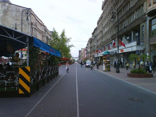 Ulica Piotrkowska w Łodzi. #Łódź