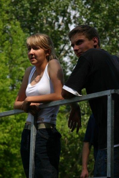 Ania i Maciek na zawodach "Kusocin Jam '07" #rolki #skp #skatepark