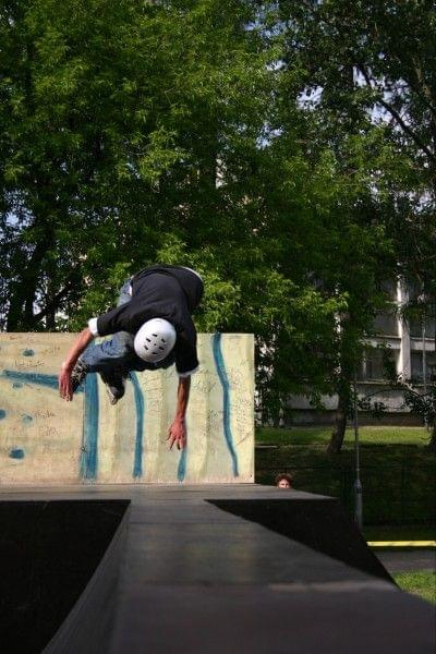 Ania i Maciek na zawodach "Kusocin Jam '07" #rolki #skp #skatepark