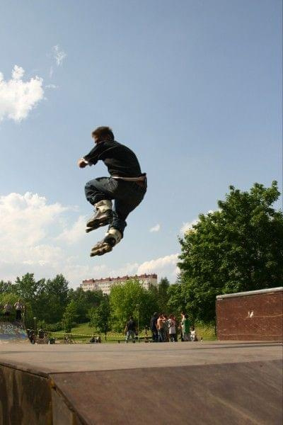 Ania i Maciek na zawodach "Kusocin Jam '07" #rolki #skp #skatepark