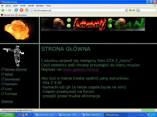 Strona Loony stworzona przez Ludibara.