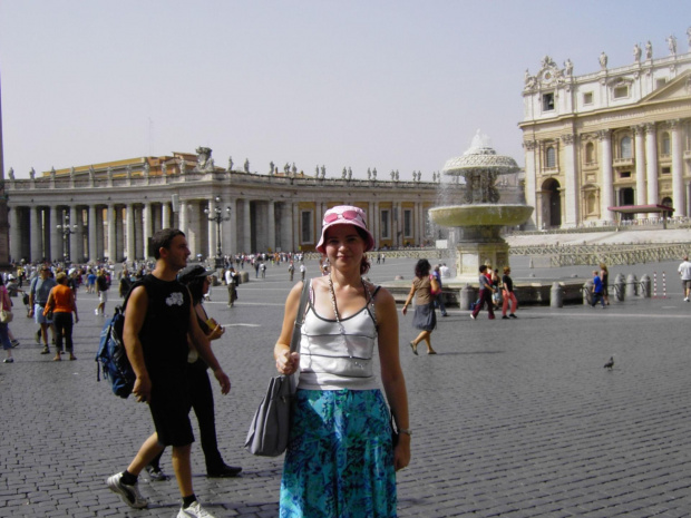 To ja w Rzymie, sierpień 2006, ale bylo fajnie