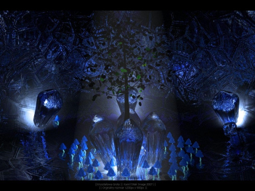 Ta sama scena co porzednio tylko kolor światła z aqua-blue na blue zmieniony.