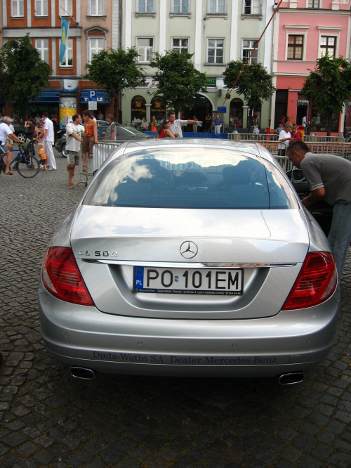 Zdjęcia ze Zjazdu Klasycznych i Zabytkowych Mercedesów - Leszno, 09.06.2007 #Mercedes #Benz #klasyk #samochód #auto #automobil #klub #rynek #Leszno