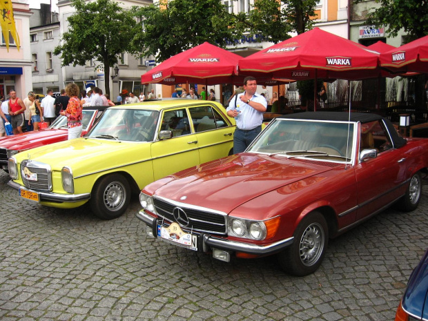 Zdjęcia ze Zjazdu Klasycznych i Zabytkowych Mercedesów - Leszno, 09.06.2007 #Mercedes #Benz #klasyk #samochód #auto #automobil #klub #rynek #Leszno