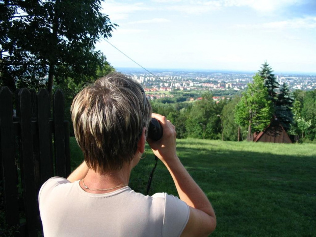 Dębowiec i widok na Bielsko