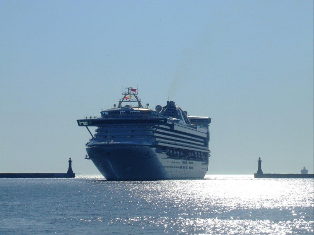 wpłynięcie Star Princess do Portu w Gdynii #StarPrincess #GdyniaPort