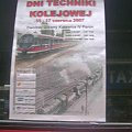 Plakat Dni Techniki Kolejowej w katowicach #plakat #kolej #lokomotywa #rekin #dworzec #katowice