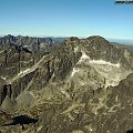 Widok w stronę Lodowego Szczytu (2627 m) z Łomnicy (2634 m)