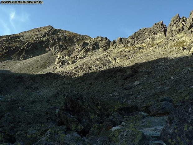 W Dolinie Furkotnej - z lewej Furkot (2404 m)