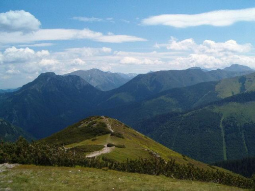 Iwaniacka Przełęcz z Grzesia #Tatry