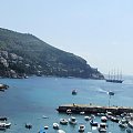 Widok na port w Dubrovniku.