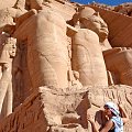 Abu Simbel. Świątynia Ramzesa ll. Południowe wrota Egiptu. 60 km za Zwrotnikiem Raka.