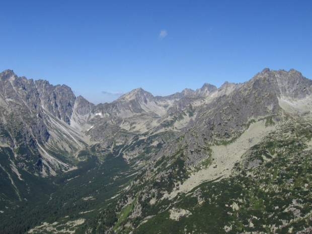 Na Tępą. Widok na Mięguszowiecką Doline #Góry #Tatry