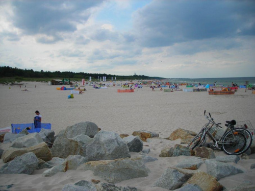 plaża B i kamienie