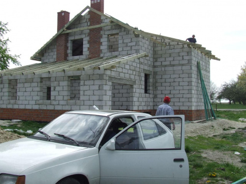 rozpoczecie budowy dachu