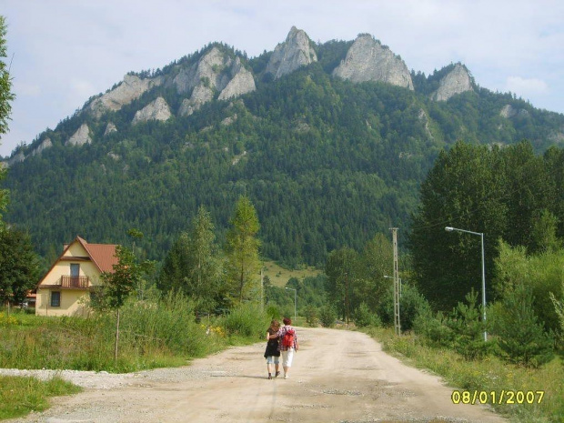 Pieniny Sromowce Niżne - widok na Trzy Korony #krajobrazy