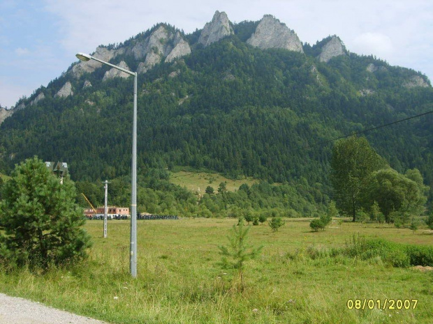 Pieniny Sromowce Niżne - widok na Trzy Korony #krajobrazy