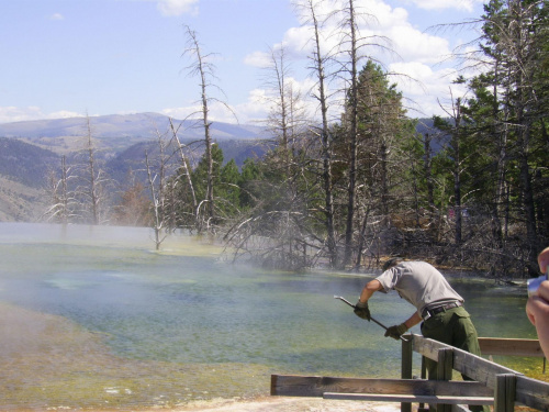 #Yellowstone #Park #GrandTiton #Wyoming #wodospad #gory