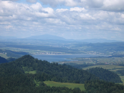 Jezioro Czorsztyńskie i Babia Góra #Góry #Pieniny