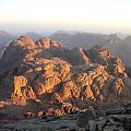 Egipt. Panorama Synaju. Zejście z Góry Mojżesza