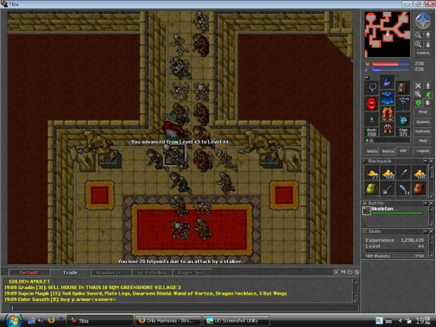 44 lvl po raz kolejny... #tibia