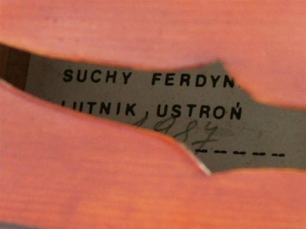 Viola Da Gamba - Lutnik Ferdynand Suchy 1987 r.