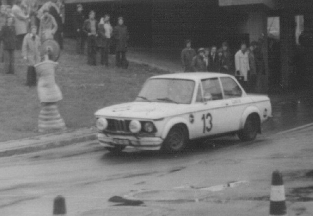 BMW startujące w Rajdzie Warszawskim w latach 1975-77