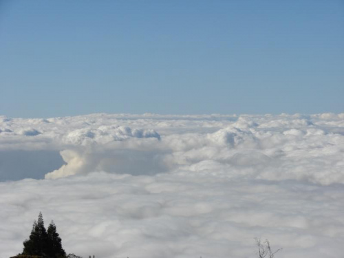niesamowite jak krem z bitej śmietany, ma się ochotę liznąć, #chmury #szczyty #wulkan #Maui