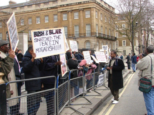 Demonstracje na Whitehall