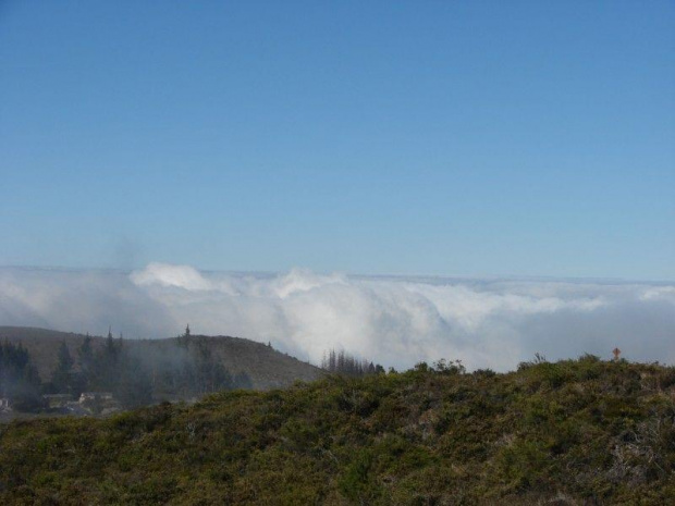 równo z chmurą, #Hawaje #Maui #wulkan #chmury