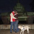 "wydmuchowo" czyli jak zwykle sztormowe Westerplatte-Misiek,Sara,Ness i słynny czołg oczywiście #Gdansk #Westerplatte #rodzina