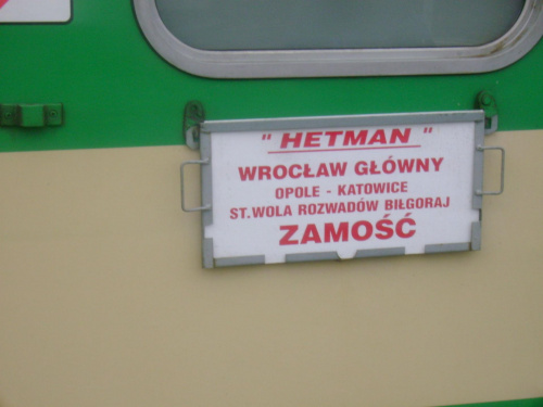 "Hetman" relacji Wrocław - Zamości #kolej #Katowice