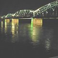 iluminacja jedynego mostu drogowego w Toruniu