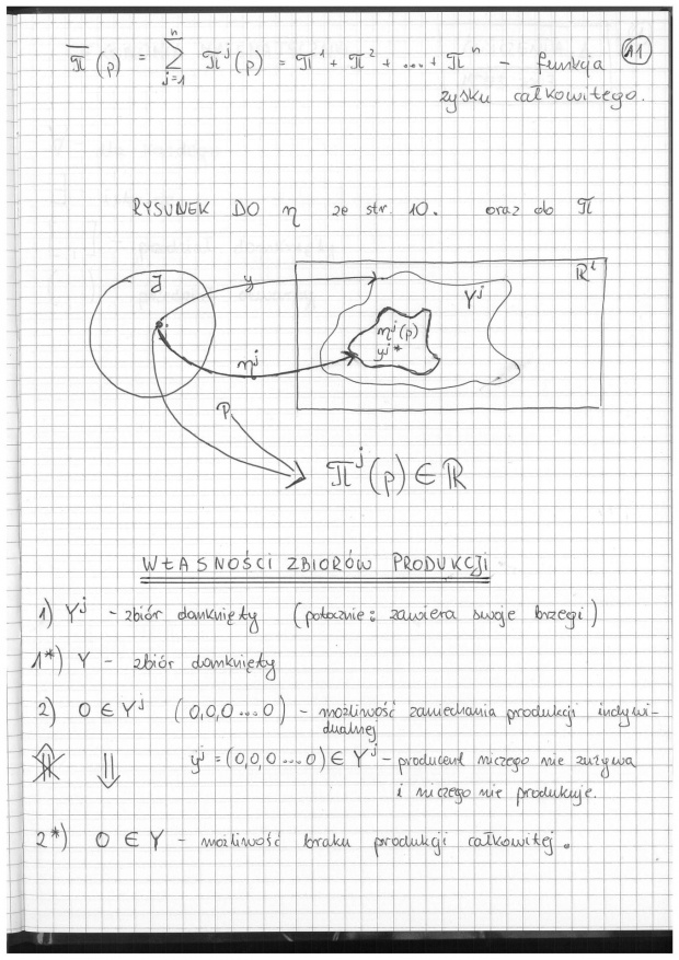 Wykład z ekonomii matematycznej z 17 marca